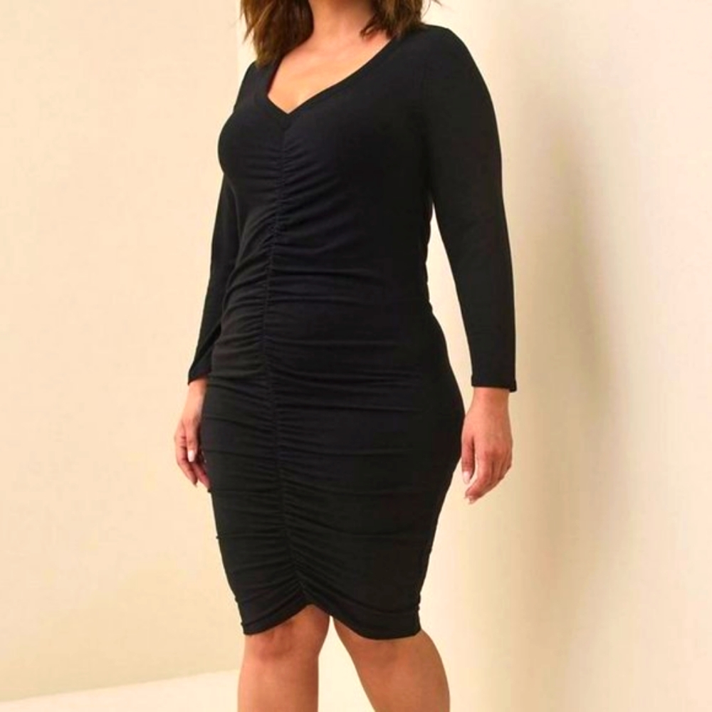 ❤️NWT TORRID DRESS - BODYCON - JERSEY - BLACK - PLUS SIZE